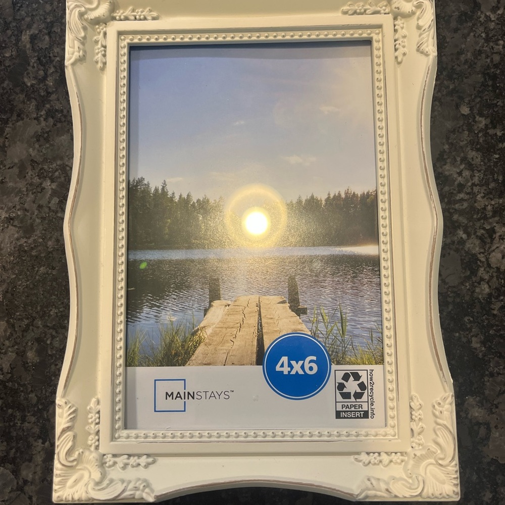 Mainstays Cream Ornate Photo Frame